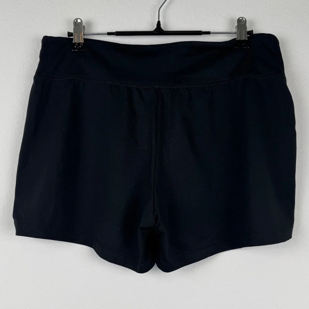 Nike Dri-FIT Shorts Women Large Black Excellent Athleisure Running Training